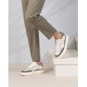 Ravello Blanc Kaki Cuir