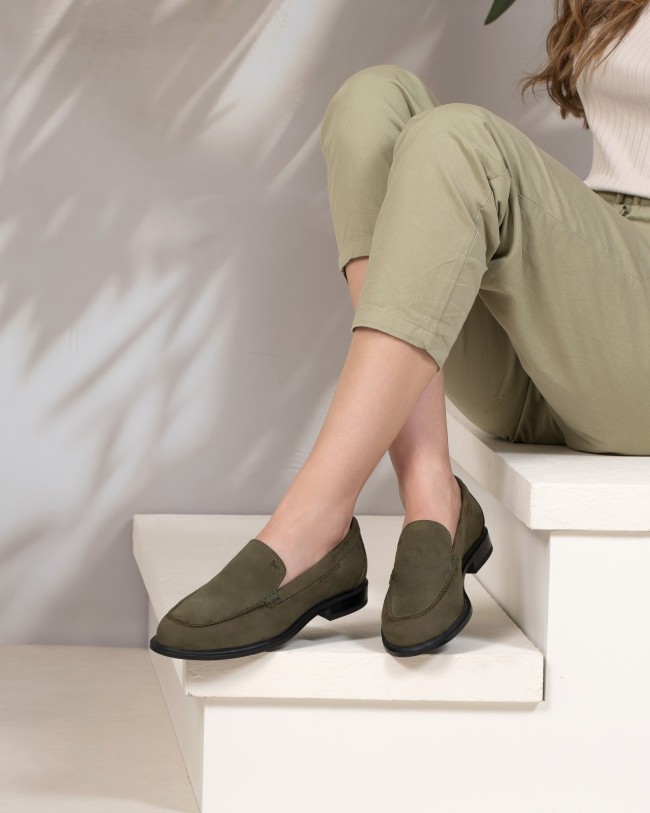 Santana Vert Olive Nubuck