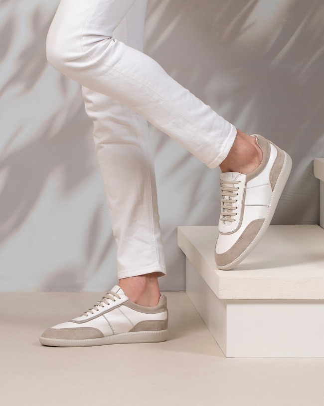 Smith Blanc Cuir