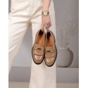 Fiore Chatain Cuir