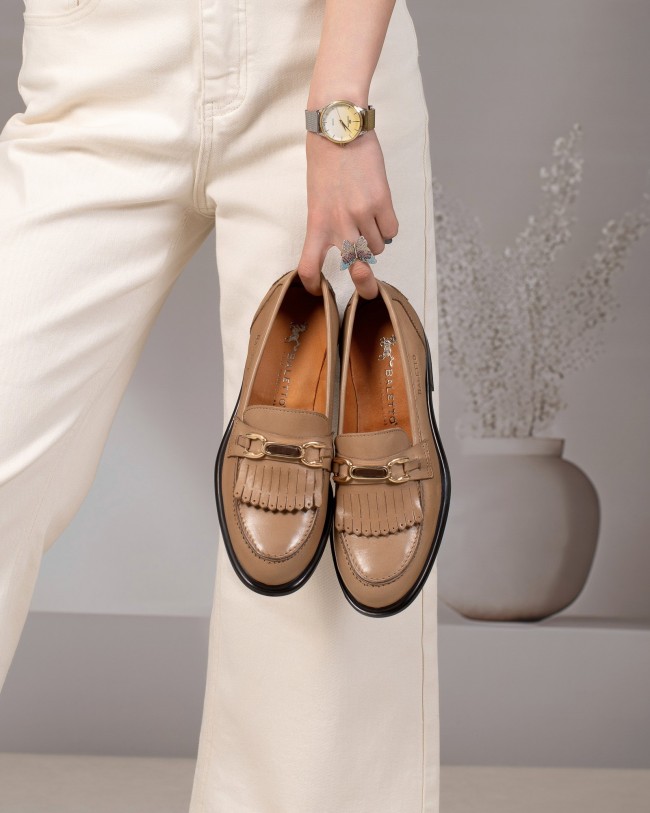 Fiore Chatain Cuir