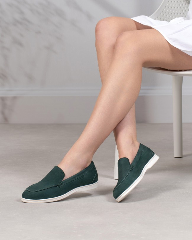 Pianna Bleu Vert Nubuck