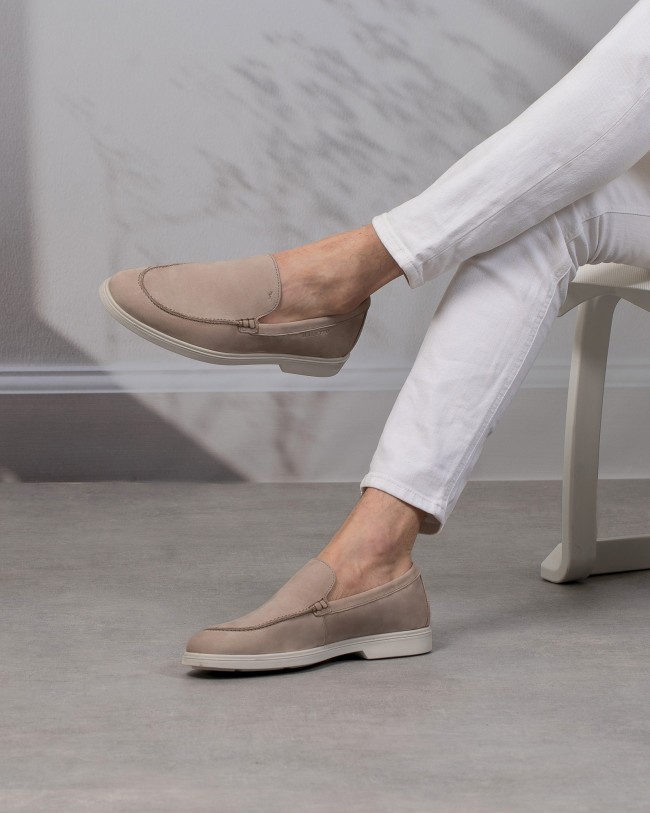 Vitorio Beige Nubuck