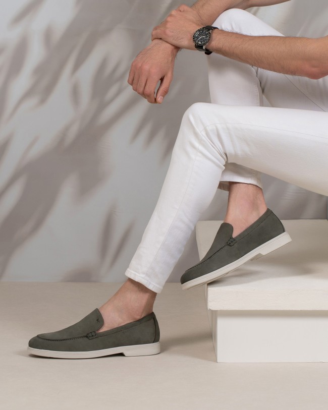 Vitorio Vert Argil Nubuck