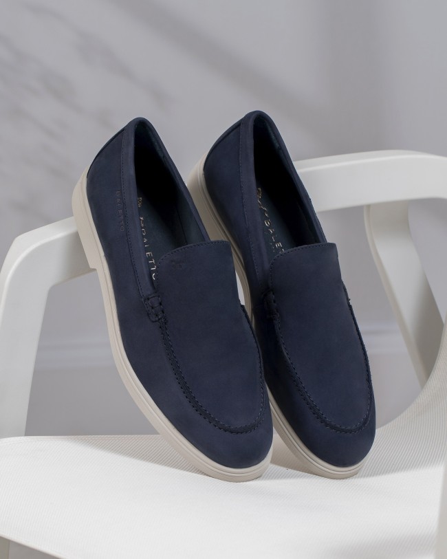 Vitorio Bleu Nubuck
