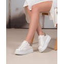 Diamente Blanc Doré Cuir