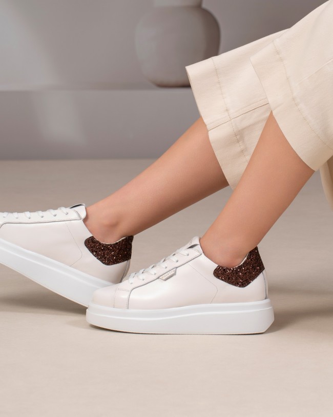 Diamente Blanc Marron Cuir